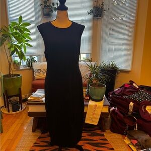 Express Black Midi Dress